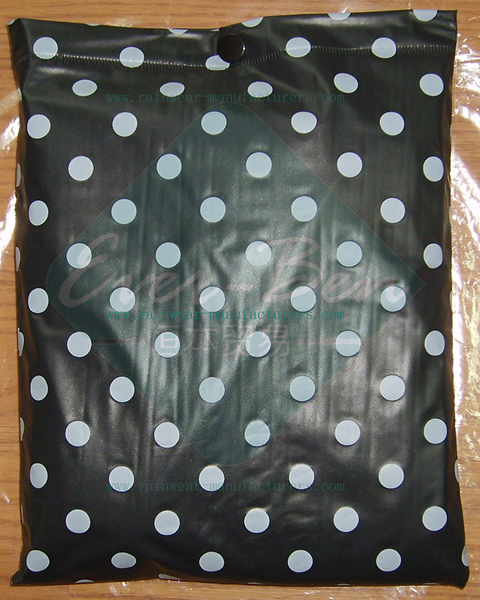 plastic rainwear packing bag